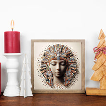 Load image into Gallery viewer, Diamond Painting - Partial Special Shaped - Abstract Egyptian Portrait (30*30CM)
