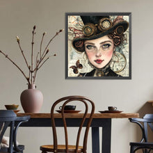 Load image into Gallery viewer, Diamond Painting - Full Round - Steampunk Lady (40*40CM)