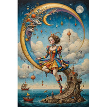 Load image into Gallery viewer, Diamond Painting - Full Round - Abstract Lady (40*60CM)