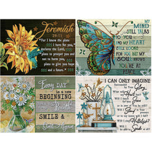 Load image into Gallery viewer, 4 Pcs Diamond Painting - Partial Special Shaped - English (40*30CM)