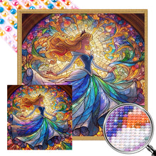 Load image into Gallery viewer, AB Diamond Painting - Full Round - Sleeping Beauty Glass Painting (40*40CM)
