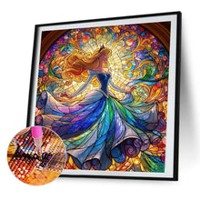 Load image into Gallery viewer, AB Diamond Painting - Full Round - Sleeping Beauty Glass Painting (40*40CM)