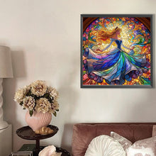 Load image into Gallery viewer, AB Diamond Painting - Full Round - Sleeping Beauty Glass Painting (40*40CM)