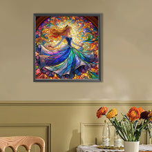 Load image into Gallery viewer, AB Diamond Painting - Full Round - Sleeping Beauty Glass Painting (40*40CM)