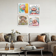 Load image into Gallery viewer, 4 Pcs Diamond Painting - Partial Special Shaped - Grandma (30*30CM)