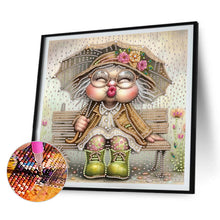 Load image into Gallery viewer, 4 Pcs Diamond Painting - Partial Special Shaped - Grandma (30*30CM)
