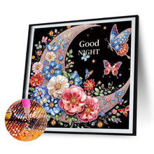 Load image into Gallery viewer, 4 Pcs Diamond Painting - Partial Special Shaped - Crescent Butterfly (30*30CM)