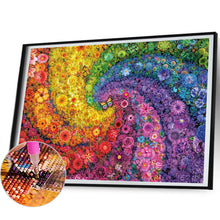 Load image into Gallery viewer, Diamond Painting - Full Square - Flower Swirl (50*35CM)