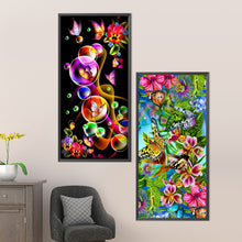 Load image into Gallery viewer, 2 Pcs Diamond Painting - Full Round - Flowers (40*80CM)