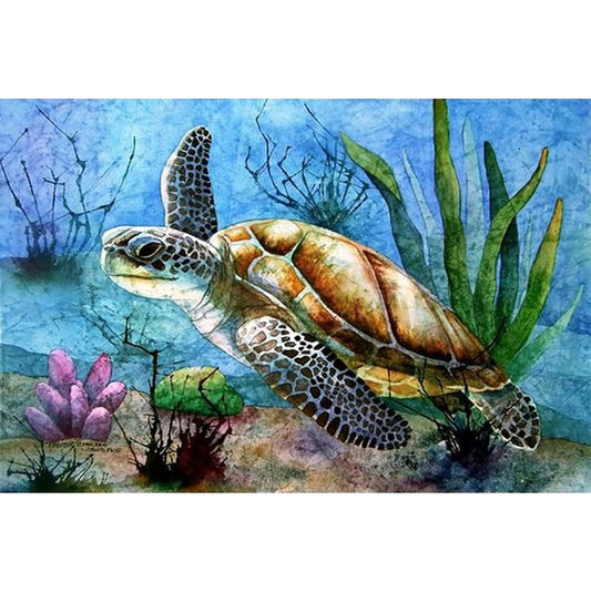 Diamond Painting - Full Square - Sea Turtle (30*20CM)