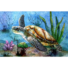 Load image into Gallery viewer, Diamond Painting - Full Square - Sea Turtle (30*20CM)