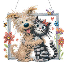 Load image into Gallery viewer, Acrylic Special Shape Animals Diamond Painting Ornaments for Garden Window Decor