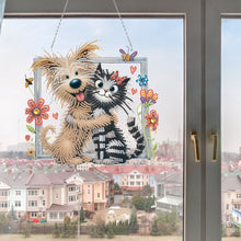 Load image into Gallery viewer, Acrylic Special Shape Animals Diamond Painting Ornaments for Garden Window Decor