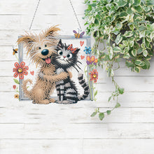 Load image into Gallery viewer, Acrylic Special Shape Animals Diamond Painting Ornaments for Garden Window Decor