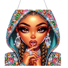 Load image into Gallery viewer, Acrylic Special Shape Animals Diamond Painting Ornaments for Garden Window Decor