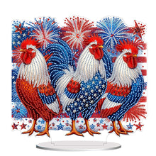 Load image into Gallery viewer, Independence Day Diamond Painting Tabletop Ornaments Kit for Adults Beginner