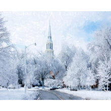 Load image into Gallery viewer, AB Diamond Painting - Full Round - Snowy Scenery (50*40CM)