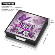 Load image into Gallery viewer, Leather 5D Diamond Painting Kit Note Box DIY Diamond Art Notepad Box (B)