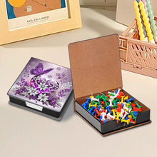 Load image into Gallery viewer, Leather 5D Diamond Painting Kit Note Box DIY Diamond Art Notepad Box (B)