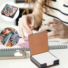 Load image into Gallery viewer, Leather 5D Diamond Painting Kit Note Box DIY Diamond Art Notepad Box (C)