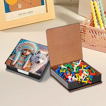 Load image into Gallery viewer, Leather 5D Diamond Painting Kit Note Box DIY Diamond Art Notepad Box (C)