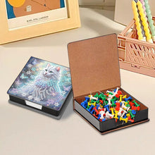 Load image into Gallery viewer, Leather 5D Diamond Painting Kit Note Box DIY Diamond Art Notepad Box (F)