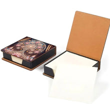 Load image into Gallery viewer, Wooden Diamond Painting Kit Note Box with 160 Sheets Diamond Art Notepad Box (H)