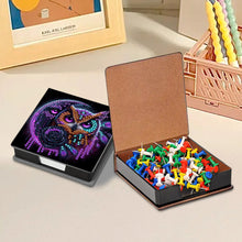 Load image into Gallery viewer, Wooden Diamond Painting Kit Note Box with 160 Sheets Diamond Art Notepad Box (J)