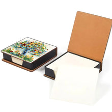 Load image into Gallery viewer, Wooden Diamond Painting Kit Note Box with 160 Sheets Diamond Art Notepad Box (L)