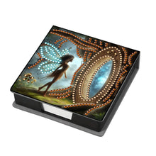 Load image into Gallery viewer, Wooden Diamond Painting Kit Note Box with 160 Sheets Diamond Art Notepad Box (M)