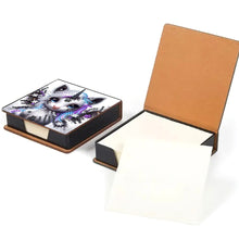 Load image into Gallery viewer, Wooden Diamond Painting Kit Note Box with 160 Sheets Diamond Art Notepad Box (N)