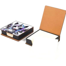 Load image into Gallery viewer, Wooden Diamond Painting Kit Note Box with 160 Sheets Diamond Art Notepad Box (N)