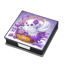 Load image into Gallery viewer, Wooden Diamond Painting Kit Note Box with 160 Sheets Diamond Art Notepad Box (O)