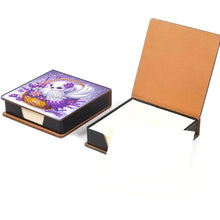 Load image into Gallery viewer, Wooden Diamond Painting Kit Note Box with 160 Sheets Diamond Art Notepad Box (O)
