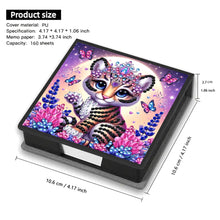 Load image into Gallery viewer, Wooden Diamond Painting Kit Note Box with 160 Sheets Diamond Art Notepad Box (P)