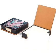 Load image into Gallery viewer, Wooden Diamond Painting Kit Note Box with 160 Sheets Diamond Art Notepad Box (Q)
