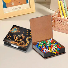 Load image into Gallery viewer, Wooden Diamond Painting Kit Note Box with 160 Sheets Diamond Art Notepad Box (R)