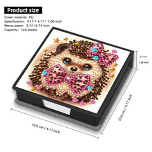 Load image into Gallery viewer, Wooden Diamond Painting Kit Note Box with 160 Sheets Diamond Art Notepad Box (V)