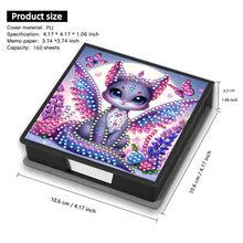 Load image into Gallery viewer, Wooden Diamond Painting Kit Note Box with 160 Sheets Diamond Art Notepad Box (W)