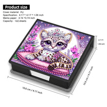 Load image into Gallery viewer, Wooden Diamond Painting Kit Note Box with 160 Sheets Diamond Art Notepad Box (X)