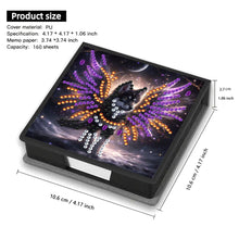 Load image into Gallery viewer, Wooden Diamond Painting Kit Note Box with 160 Sheets Diamond Art Notepad Box (Z)