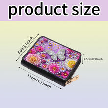 Load image into Gallery viewer, Diamond Painting Card Holder Coin Purse Diamond Art Wallet Pouch for Women (L)