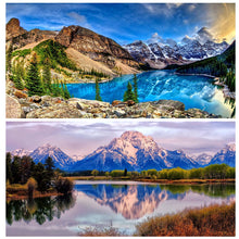 Load image into Gallery viewer, 2 Pcs Diamond Painting - Full Round - Outdoor Landscape (70*40CM)