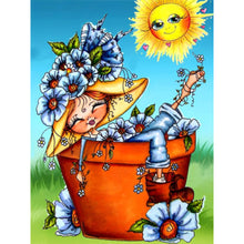 Load image into Gallery viewer, Diamond Painting - Full Square - Flowers In Flowerpot (30*40CM)