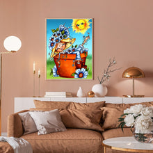 Load image into Gallery viewer, Diamond Painting - Full Square - Flowers In Flowerpot (30*40CM)