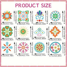 Load image into Gallery viewer, 12 Pairs Diamond Painting Earrings DIY Diamond Art Earrings for Adults (A)