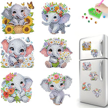Load image into Gallery viewer, 6Pcs Diamond Painting Refrigerator Magnets Diamond Art Kits for Adults (A)