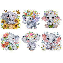 Load image into Gallery viewer, 6Pcs Diamond Painting Refrigerator Magnets Diamond Art Kits for Adults (A)