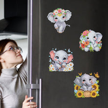 Load image into Gallery viewer, 6Pcs Diamond Painting Refrigerator Magnets Diamond Art Kits for Adults (A)