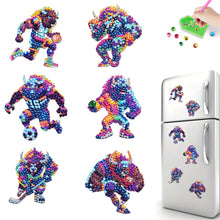 Load image into Gallery viewer, 6Pcs Diamond Painting Refrigerator Magnets Diamond Art Kits for Adults (B)